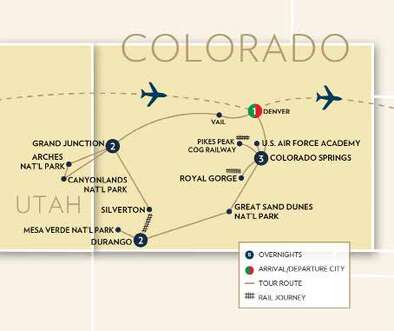 Colorado tour itinerary